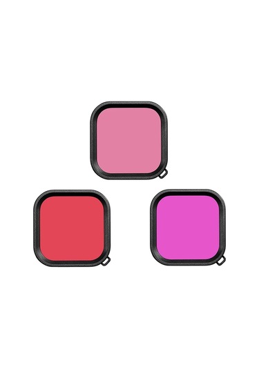 Gopro Hero 8 Uyumlu Su Altı Dalış Filtresi Pembe