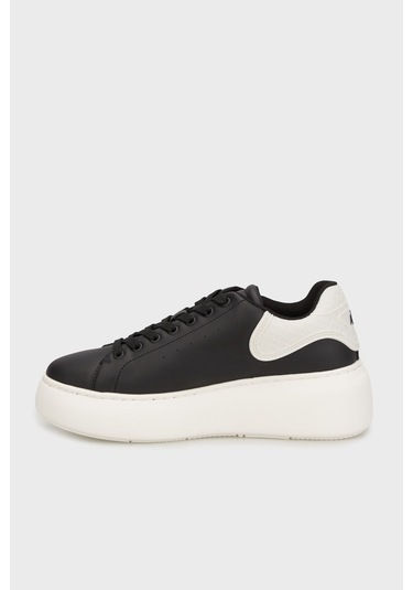 Armani Exchange Bayan Ayakkabı Xw002149 Af19528 Mc024 Siyah-beyaz Siyah-beyaz