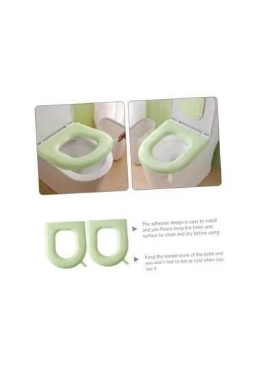 Ulzyvf 4 Adet Yeniden Kullanılabilir Eva Tuvalet Kılıfı - Yumuşak, Isıtıcı, Taşınabilir Ve Konforlu Diğer