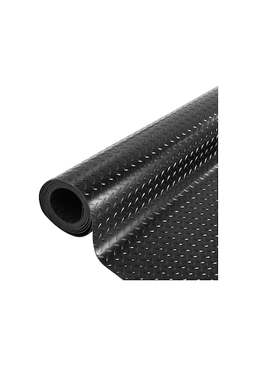 4 X 8 Ft Garaj Zemin Paspası, Elmas Plaka Vinil Garaj Halı, Suv, Mpv, Kamyon İçin 2,5 Mm Kalınlık