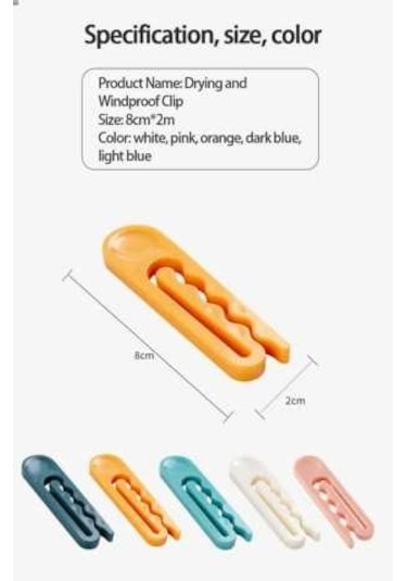 Paket Poşet Mandalı Klipsi 20 Adet