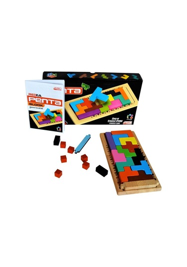 Redka -Kumtoys Redka Penta Blook Ahşap Akıl Zeka Eğitici Oyuncak