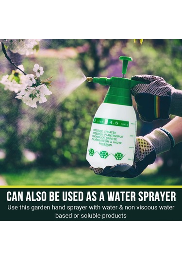 Teltree Bahçe Püskürtme Şişesi - 2 Litre, Ayarlanabilir Nozul Ve Omuz Askılı, Bitki Spreyleme İçin Pratik