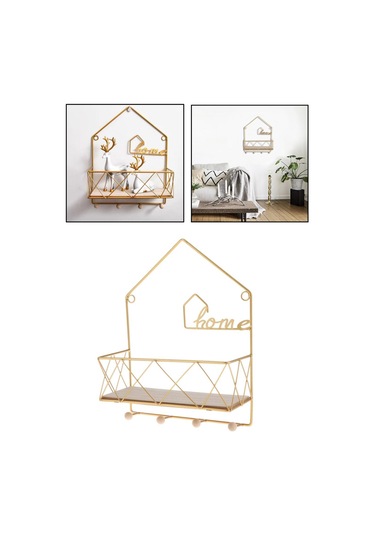 Suntek Demir Yüzer Raflar Mutfak Banyo Duvara Monte 36x28x12cm