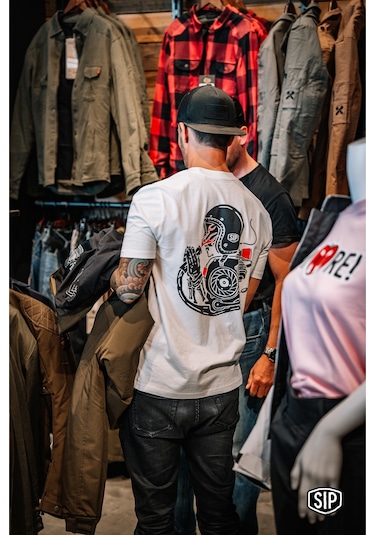 Sıp Scootershop Sıp T-shirt - Engine Madness Beyaz / Sıp