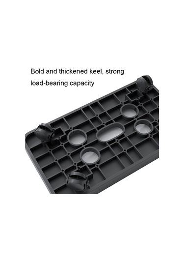 Sones 036-1 Masaüstü Bilgisayar Ana Bilgisayarı Tekerlekli Artırılmış Raf, Özellikler: Paralel Tekerlek Siyah