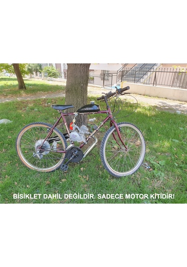 Skyhawk 85cc 2 Zamanlı Benzinli Bisiklet Motor Kiti Çok Renkli