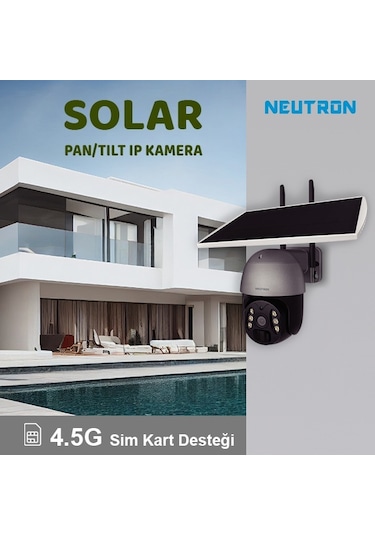 Neutron 3mp 4g Solar Güneş Enerjili Ip Kamera