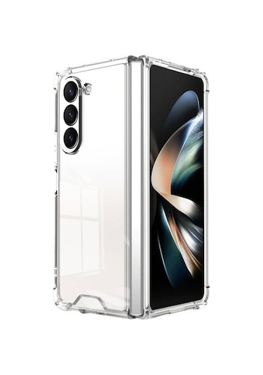 Goocamp Galaxy Z Fold 5 Uyumlu Nitro Anti Shock Silikon-renksiz Renksiz