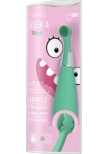 Issa 4 Baby - Bebekler İçin Sonic Diş Fırçası, Kiwi Green