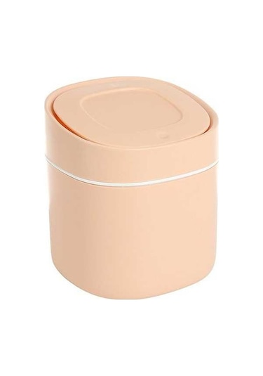 Fastbuy Kapaklı Küçük Masaüstü Çöp Kutusu, Yatak Odası Kağıt Çöp Kutusu