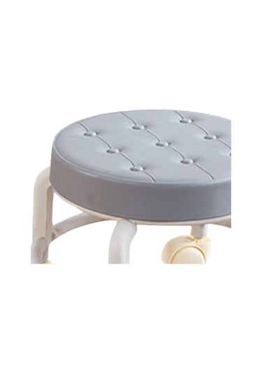 Suntek Düşük Tekerlekli Koltuk Pu Deri Yastıklı Küçük