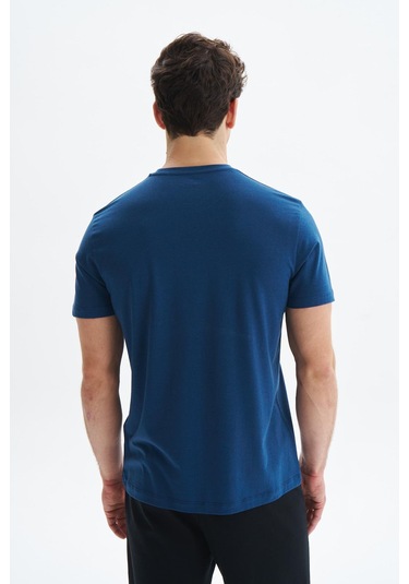 Arma Erkek Regular Fit Yazı Baskılı Süprem Bisiklet Yaka Tişört Y29344472402 İndigo