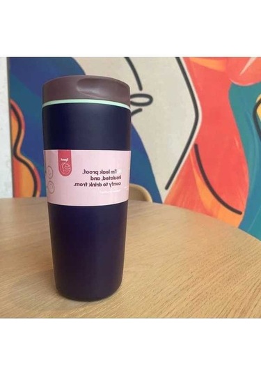 Trendooze Gaojunshop01 600ml Deniz Mavisi Vakumlu Kahve Kupası - Ev/ofis/seyahat Lacivert
