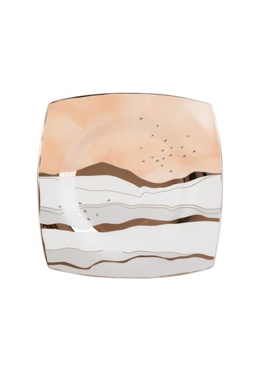 Karaca  Fine Pearl Ocaso 26 Parça 6 Kişilik Kare Kahvaltı/Servis Takımı