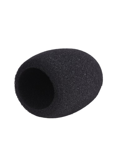 Fosenze Siyah Mikrofon Muhafaza Kılıfı Tekli Paket - Ktv/karaoke İçin 76mm Yükseklikli, 60mm Dış/40mm İç Çaplı Sprey Koruması