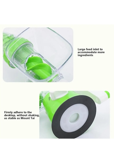 Cbtx El Sıkacağı Küçük Taşınabilir Mutfak Robotu Meyve Suyu Sebze Sıkacağı Mavi