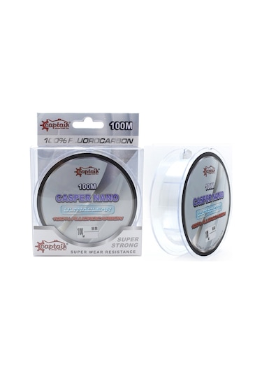 Captain Casper Nano 100mt 0.30mm %100 Fluorocarbon Misina