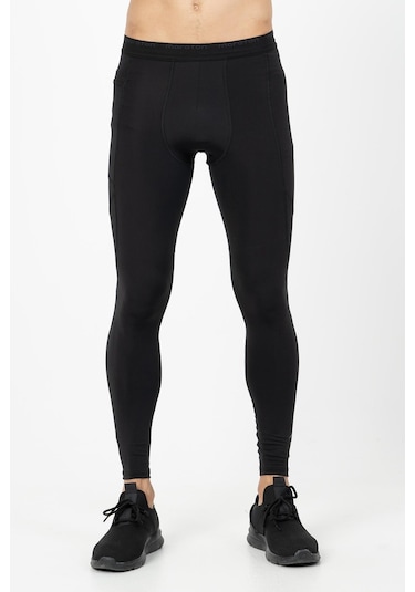 Maraton Active Slimfit Erkek Koşu Siyah Tayt 21966-siyah
