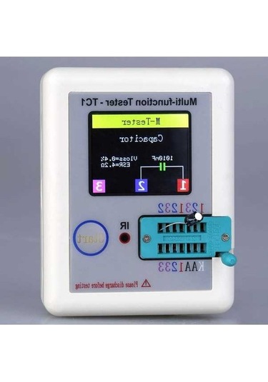 Pazly Çok Fonksiyonlu Renkli Ekranlı Transistör Test Cihazı: Tft Aydınlatmalı, Diyot/triyot, Kapasitans/direnç/endüktans