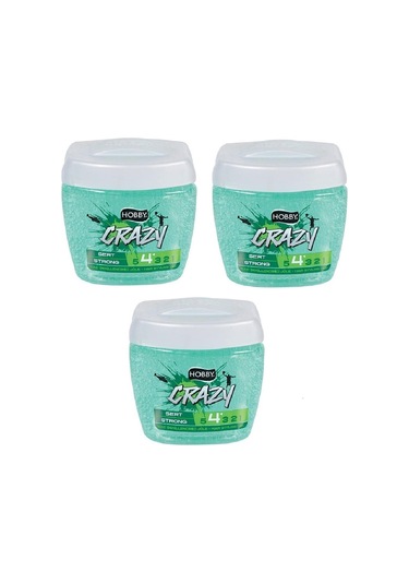 Hobby Crazy Strong Saç Jölesi 3 x 700 ML