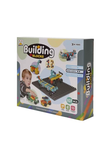 S00004843 Blok Building Şekilli Yapım Blokları 107