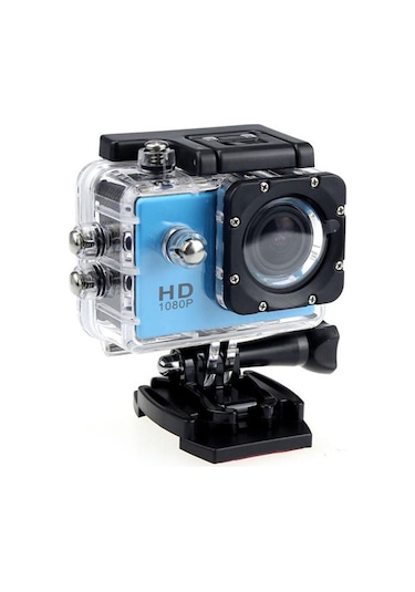 Mavi Yeni Ultra Yüksek Çözünürlüklü 4k Wifi Spor Kamerası Bisiklet Kayak İçin Uygun Ultra Geniş Açılı Dış Mekan Su Geçirmez Kamera Sualtı Dv Spor Kamerası