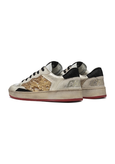 Sneaker Günlük Kadın 21205Aa7.51 Crime London Chelsea Gold Gold Altın