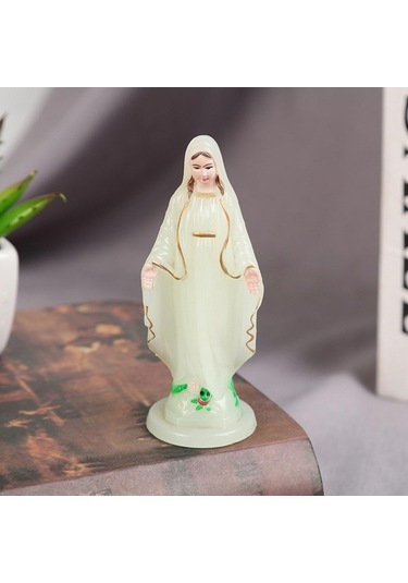 Opulentliving Suntek Kutsal Meryem Heykelcik, 10cm, Karakter Dekorasyonu, Ev Ve Ofis İçin, Mükemmel Hediye 10cm