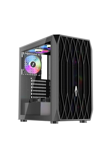 1st Player Arıya Ay7 Siyah 650w 80+ Argb 4x12cm Fan Temperli Cam Mesh Usb 3.0 Atx Kasa