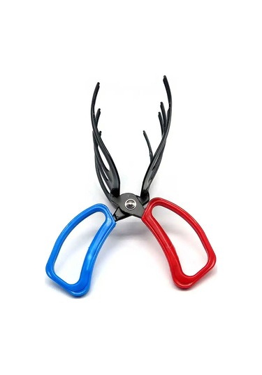 Folinda Büyük Boy Üç Dişli Metal Balık Tutucu - El Temizliği Sağlar, Luya Balık Klipsi, 21 11.5cm Ağırlık 200g