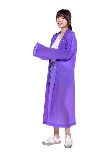 Marlux Unisex Mor Yağmurluk