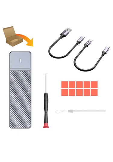 Jeyı Thunderate M.2 Pcıe Nvme Ve M.2 Ngff Sata Ssd To Usb 3.2