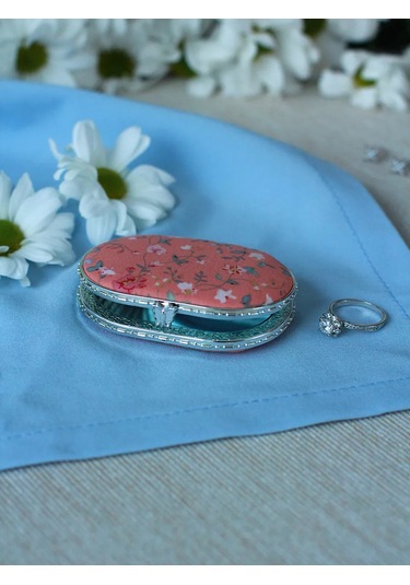 Moltobello Küçük Cep Aynası Arkadaş İçin Hediye 195594624 Gri