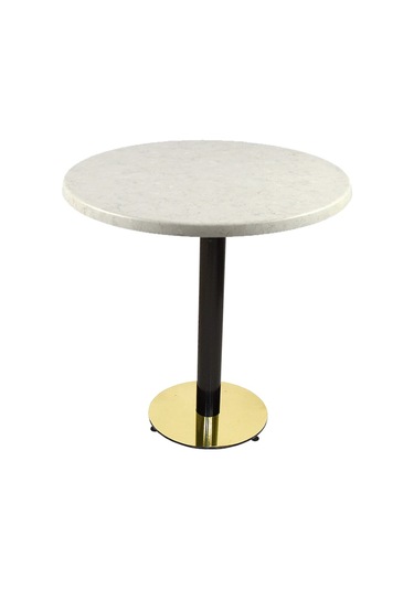 Beymobilya Karanfil Werzalit Yuvarlak Gold Masa Q80 (545562247)