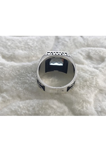 Sultanit Taşlı 925 Ayar Erkek Gümüş Yüzük