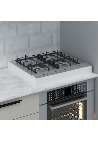 Beyaz Ankastre Ocak Altı