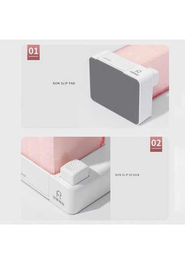 Cbtx Royal Supplıes Otomatik Pamuklu Ped Dispenseri Duvara Monte Saklama Kutusu - Beyaz