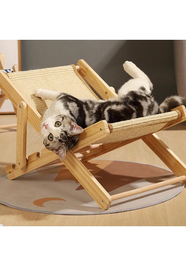 Homyl Kedi Yatağı Yedek Örtüsü Mat Kediler Için Sisal