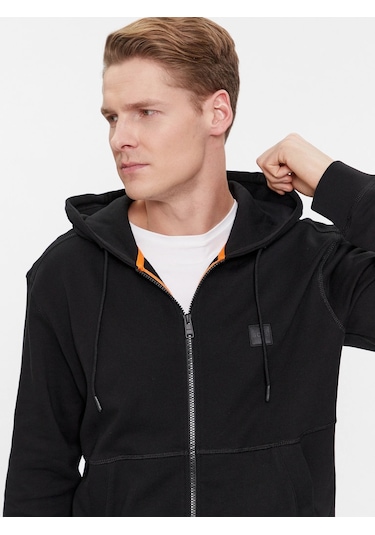 Hugo Boss Erkek Sweatshırt 50508578-001 50508578-001 Siyah Siyah