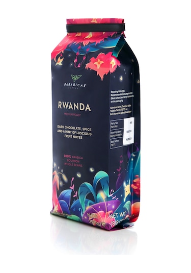 Barabicas Rwanda 100% Arabica Bourbon Medium Roast Çekirdek Kahve 250 G