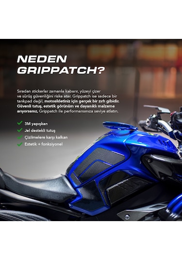 Honda Cl250 2025 İle Uyumlu Kaydırmaz 6d Karbon 21 Parça Tank Pad Seti Gc75 KARBON