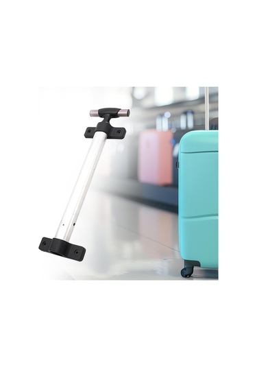 Homyl Bagaj Teleskopik Saplı Seyahat Aksesuarları, Kompakt Siyah Ve Beyaz