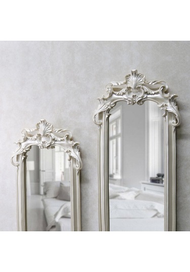 Royal 3'lü Ayna İnci Beyaz