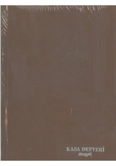 Özkan 17X24 Kasa Defteri 368 Yaprak Kahverengi