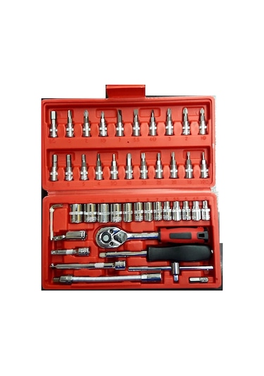 Cırcır Lokma Takımı Anahtarı 46 Parça