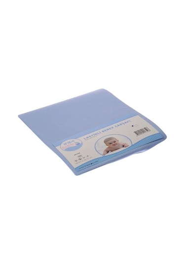 Ships Baby Lastikli Bebek Çarşafı 70 x 135 CM Mavi