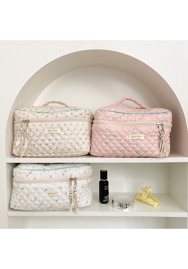 Moveevo Yıkama Çantası Büyük Kapasiteli Saklama Çantası Kozmetik Kadın Seyahat Organizatörü Taşınabilir Makyaj Çantaları