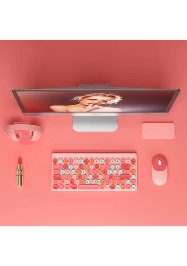 Samdoo 2.4g Kablosuz Oyun Klavyesi Ve Mouse Seti - 86 Tuşlu Ergonomik Tasarım, Windows Uyumlu Diğer