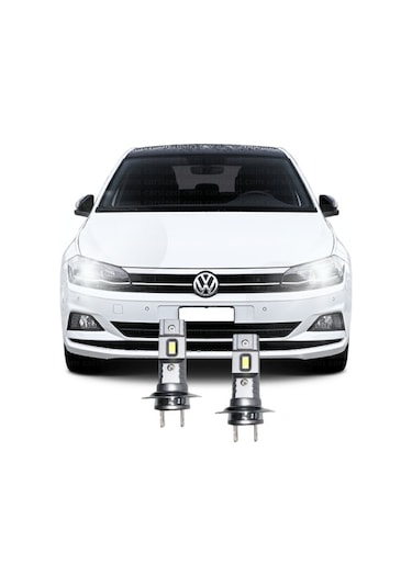 Vw Yeni Polo 7 Led Kısa Far Ampulü Mini Led 2'li Set H7